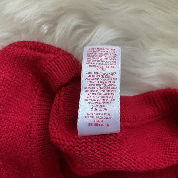 FA LA LA LA LA REINDEER UGLY HOLIDAY TIME SWEATER - Picture 8 of 9